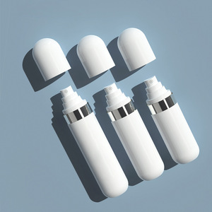 Flacon pulvérisateur d'écran solaire de type <span class=keywords><strong>capsule</strong></span> de 60ml 40ml/80ml flacon <span class=keywords><strong>distributeur</strong></span> de lotion cosmétique en plastique à fond rond - Product Image 6