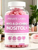 Gummies Premium Myo-Inositol & D-Chiro Inositol OEM/ODM - Améliore l'équilibre hormonal, stimule la fertilité et soutient les menstruations
