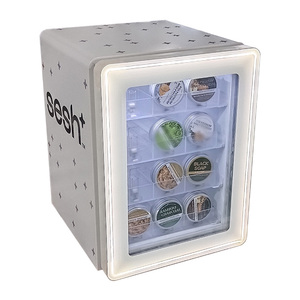 21L tùy chỉnh Led Logo lạnh uống hiển thị tủ lạnh cơ khí nhiệt kính cửa thanh mát bàn làm mát nhỏ mát - Product Image 6