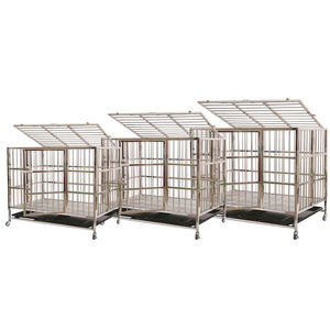 Caisses et cages en métal pour chiens de compagnie, transporteur portable coulissant en Chine Cages pour chiens d'usine, Cages pliantes pour animaux de compagnie à usage intensif - Product Image 5