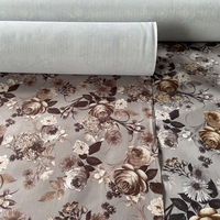 Neues Design Herbst blumen Muster Samt bedruckter Stoff für Sofa druck bezug