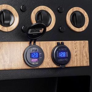 Prise de charge de véhicule Voltmètre numérique RV Yacht Articles divers ménagers - Product Image 2