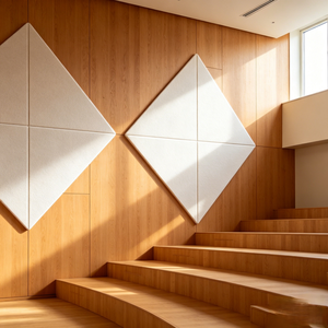 Panneau mural acoustique personnalisé en fibre de polyester, panneau insonorisant, <span class=keywords><strong>solution</strong></span> écologique résistante au feu pour les entrepreneurs et les constructeurs - Product Image 2