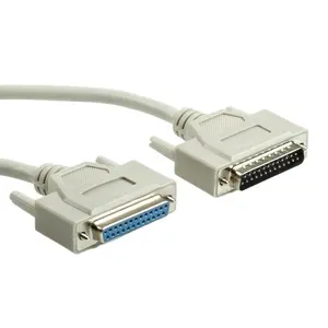 Cable de impresora en paralelo, conector macho a hembra DB25