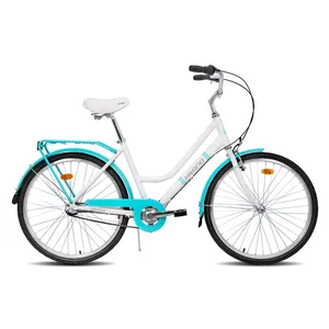 Hiland bicicleta feminina moderna, bicicleta para mulheres, 26 polegadas, urbano, de alumínio