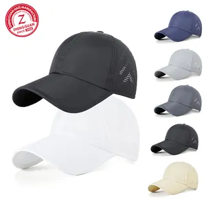 Oem nefes spor açık beyzbol şapkaları özel Logo ile kadınlar için çabuk kuru su geçirmez kap
