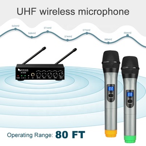 <span class=keywords><strong>Fifine</strong></span> — Microphone karaoké portatif sans fil K036 UHF, pour Studio, chant, enregistrement, église, haut-parleur - Product Image 2