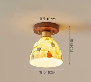 Lumière <span class=keywords><strong>de</strong></span> couloir <span class=keywords><strong>de</strong></span> style chinois, bois <span class=keywords><strong>de</strong></span> noyer noir, bois nordique, entrée, hall d'entrée, chambre à coucher, balcon, plafond - Product Image 6