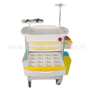 Chariot médical multifonctionnel Maijie en ABS avec tiroir de rangement et panier pour usage médical - Product Image 1
