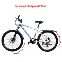 Garde-boue de vélo de montagne LJX L88 à dégagement rapide, accessoire anti-boue, protection contre la pluie, garde-boue en plastique, garde-boue de vélo
