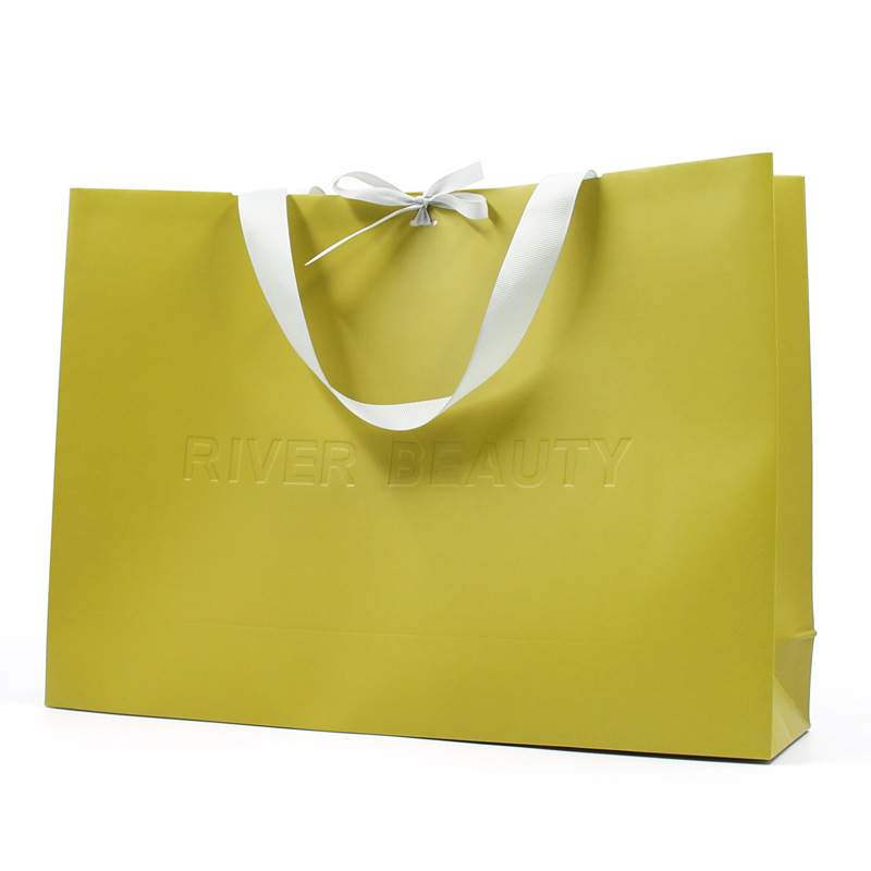 Wholesales Luxury Paper Bag With Logo Bolsa De Papel Gift Bag for Shopping Embossed Custom Printed Paper Bags