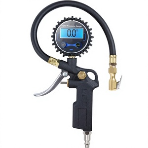 Manómetro Digital para Neumáticos 0-250psi de Alta Precisión, de Metal, Plástico y Goma, para Uso Automotriz - Product Image 1