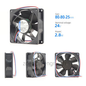 Ventilador Axial ebmpapst 8414NGH 24V DC 8cm 8025 80x80x25mm 114mA 2.8W 3600RPM con Rodamiento de Bolas para Equipos e Instrumentos de Alta Gama - Product Image 2
