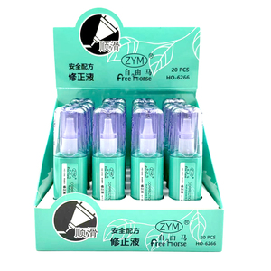 Vente flash, séchage rapide, non toxique, haute qualité, fluide correcteur à pointe métallique de 15 ml, fournitures scolaires pour étudiants - Product Image 2