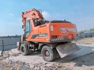 Excavatrice sur pneus d'occasion Doosan DH210W-7, équipement de construction routière chinois, 21 tonnes, DH210, Doosan 210 150 à vendre - Product Image 3