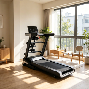 Tapis roulant électrique d'intérieur avec grand écran d'affichage, conception de bande de course antidérapante et économe en énergie pour usage familial - Product Image 2