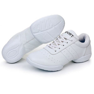 Baskets de danse chaussures de danse blanches entraînement athlétique danse respirante compétition légère Sport confortable enfants 28-45 - Product Image 1