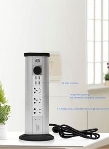 Kablosuz WIFI kontrol masaüstü soket ev akıllı hoparlör USB şarj kabini sıra fiş anahtar priz - Product Image 4