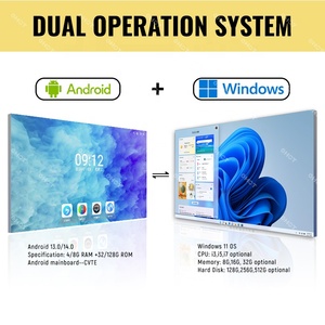 Ghot OEM ODM 40 Ngón Tay Đa Cảm Ứng Thông Minh Bảng Trắng Hiển Thị Cuộc Họp Kỹ Thuật Số Phẳng Bảng Điều Chỉnh 65/75/86/98/110 Inch Bảng Tương Tác - Product Image 5