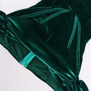 <span class=keywords><strong>Vestido</strong></span> Mini <span class=keywords><strong>de</strong></span> Terciopelo Verde <span class=keywords><strong>Ajustado</strong></span> y Sexy con Hombros Descubiertos para Primavera/Verano 2021, <span class=keywords><strong>Vestido</strong></span> Elegante sin <span class=keywords><strong>Tirantes</strong></span> para Fiesta <span class=keywords><strong>de</strong></span> Noche o Club - Product Image 6
