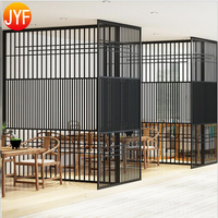 Paravent pliable en métal pour l'intimité dans la cour, cloison intérieure, écran décoratif extérieur, écrans de séparation de pièce