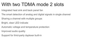 Tyt DMR kỹ thuật số Repeater 25W/50W hai cách phát thanh Repeater UHF hoặc VHF cho Walkie Talkie tùy chỉnh - Product Image 5