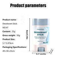 Déodorant en stick OEM ODM, logo personnalisé, soyeux et léger, marque privée, fraîcheur longue durée, doux et lisse, soin corporel quotidien