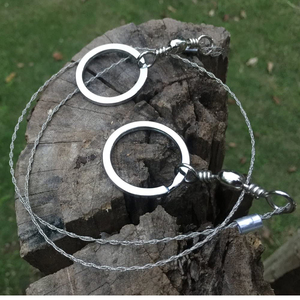 SRDWOS KDWS001 Outdoor Emergency Rescue Gear Kit Stainless Steel Hand Pocket Wire Saw for Survival <strong>Camping</strong> <strong>Hiking</strong> &amp; Fishing - Product Image 6