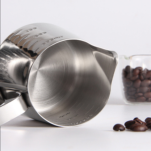 Pichet Mousseur à Lait Barista 900 ml en Acier Inoxydable 18/8, pour Latte Art, Tasse à Mousse, Accessoires pour <span class=keywords><strong>Machine</strong></span> à Café <span class=keywords><strong>Expresso</strong></span> - Product Image 6