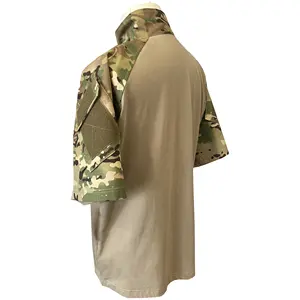 Wholesale High Quality Summer Men Camouflage Tactical Clothing Short Sleeve Shirt Frog Suit Combat Uniform