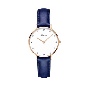 <span class=keywords><strong>Montre</strong></span> analogique à quartz de luxe pour <span class=keywords><strong>femme</strong></span>, <span class=keywords><strong>bracelet</strong></span> en acier et <span class=keywords><strong>cuir</strong></span>, étanche, style business tendance - Product Image 3