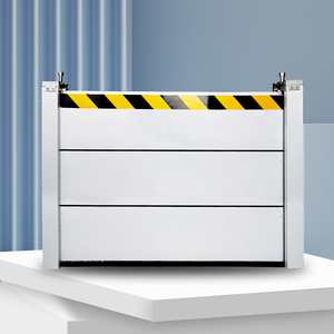 Barrera contra inundaciones para el hogar, sistema de protección de puertas de aluminio de instalación rápida para la defensa de viviendas y garajes. - Product Image 1