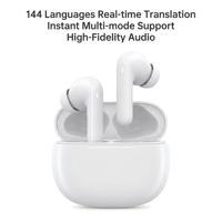 Écouteurs traducteurs intelligents M3 professionnels 144 langues, traduction bidirectionnelle en temps réel 5.0 pour les voyages et les affaires