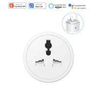 Enchufe de Viaje Universal GIET Graffiti WiFi Smart Socket - Enchufe de Reino Unido y Estados Unidos a Enchufe Universal, Interruptor Temporizador y Control por Voz