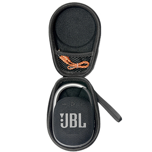 Fumao EVA เคสสำหรับพกพายากสำหรับ <span class=keywords><strong>JBL</strong></span> CLIP 4ลำโพงไร้สายแบบพกพากันน้ำใช้ได้กับสาย USB และเครื่องชาร์จ (สีดำ) เคส - Product Image 4