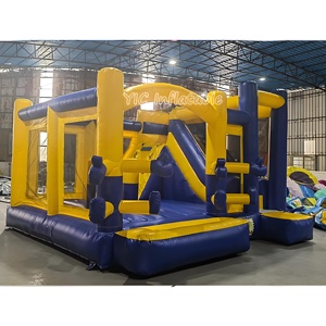 Château gonflable <span class=keywords><strong>Minecraft</strong></span> avec toboggan pour enfants, aire de jeux extérieure pour fêtes commerciales - Product Image 2