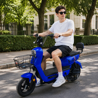 Vélo électrique urbain pour adultes 500W à 3 vitesses avec moteur sans balais, moteur à moyeu arrière et batterie au plomb-acide