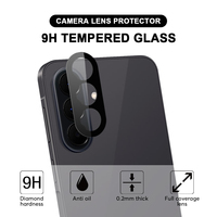 Protection d'écran en verre trempé pour objectif d'appareil photo Samsung A27, couverture intégrale
