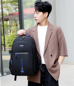 <strong>15</strong>.6 Inch Waterproof Durable Oxford Laptop <strong>Backpack</strong> Portable College Student <strong>Backpack</strong> for Men Business Travel Laptop Bag - Product Image 5