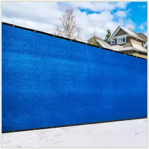 140gsm Black Windscreen Fencing Mesh Fabric Privacy Fence Screen Shade Net Cover for Outdoor Wall Garden
