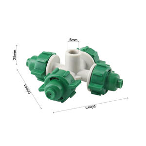 Boquilla de microaspersión en forma de cruz Xiuning Garden Ty C8 con pulverización fija para riego en invernaderos y horticultura - Product Image 4