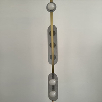Lustre d'escalier Meerosee pendentifs modernes lampe de restaurant grande suspension nordique MD93021