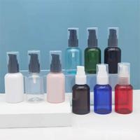 50ml grosse poudre bouteille de pompe en plastique court canard fond de teint liquide bec d'oiseau oeil Essence échantillon pack d'essai