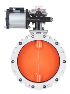 Aluminiumlegering Pneumatisch Poeder Vlinderklep Enkele/Dubbele Flens <span class=keywords><strong>Cement</strong></span> Mengstation Speciaal Stof DN100-DN400 Gemaakt <span class=keywords><strong>China</strong></span> - Product Image 2