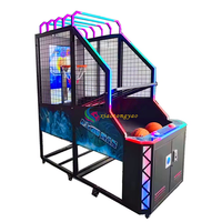 Vente directe usine : Machine d'arcade de basket-ball électronique à tir, à monnayeur, écran LCD 55 pouces, couleur personnalisable, 110V/220V 450W, toutes versions