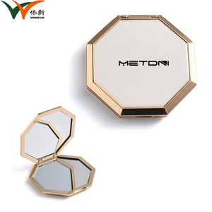 High Quality Pocket <b>Mirror</b> Octagon Double Side Folding Modern Wholesale <b>Compact</b> <b>Mirror</b> - Product Image 2