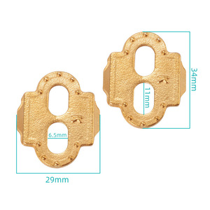 Tacchette in rame per Crank Brother Eggbeater, Cleat MTB in rame per pedali clipless accessori bici - Product Image 2