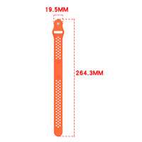 Bracelet de montre sport en silicone perforé HMJ pour Hume Band 2.0, bracelets de remplacement respirants à trous, emballage personnalisé OEM/ODM