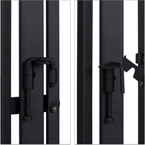 3 Panels Black <strong>Fire</strong> Spark <strong>Guard</strong> Grate Large Steel Mesh Fireplace <strong>Screen</strong> With Tool Sets - Product Image 5