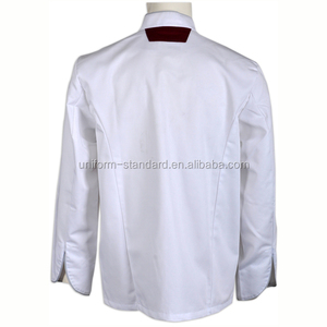 WRAP fábricas auditados <span class=keywords><strong>restaurante</strong></span> uniformes <span class=keywords><strong>del</strong></span> personal equipado <span class=keywords><strong>Chef</strong></span> Ejecutivo abrigos para hombres - Product Image 5